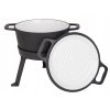 Kotlík na guláš - Kociołek Cast Iron Pot Maďarský stíhač 5L 3in1_2
