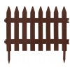 Obrubník palisáda -  Záhradný plot Palisády 3,5m IPŁSU2 bronz_1