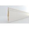 Biela soklová lišta vyrobená z dreva 20ks 1ks/220cm_0