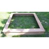 DREVENÉ PIESKOVISKO S KRYTOM, 4 LAVIČKY 150X150X30_2