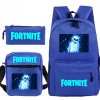 Školská taška - batoh, set, zostava - Sada batohu tašky Fortnite DJ Marshmello Puzdro ceruzky_11