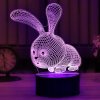 Pokémon - Nočná lampa 3D LED Pokemon Rôzne farby + diaľkové ovládanie_11