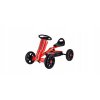 Kára na pedále - GOKART pre deti s volantom ihriska červená_1