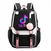 Školská taška, batoh - ŠKOLSKÝ BACKPACK TIK TOK GALAXY ČIERNE VEĽKÉ A4 USB_0