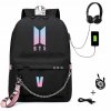 Školská taška, batoh - Školský batoh pre školu BTS USB K-pop Bangtan_1