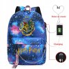 Školská taška, batoh - FARBY BATOHU HARRY POTTER VEĽKÉ VZORY VEĽKÉ A4 USB_4