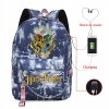 Školská taška, batoh - FARBY BATOHU HARRY POTTER VEĽKÉ VZORY VEĽKÉ A4 USB_6