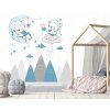 Samolepky na stenu pre deti medvedíky mračná hory_0