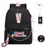 Školská taška, batoh - Backpack Charli Damelio Tik Tok Designs Big A4 s USB_0