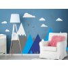 Samolepky na stenu HORY rôzne farby, šírka 3m_1