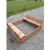 Detské pieskovisko - SANDBOX S ZATVORENÝMI Lavičkami 120x120 ZADARMO!_3