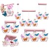 Stropné lampy / prívesok na čítanie BUTTERFLY 3 ESKA LED_3