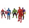 5 ÚDAJE nastaviť AVENGERS SPIDER-man, IRON MAN, HULK_2