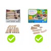 KINDERPLAY WOODEN ŽELEZNIČNÁ BATÉRIA VLAKOM_2