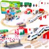 KINDERPLAY WOODEN ŽELEZNIČNÁ BATÉRIA VLAKOM_0