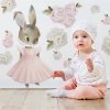 PASTEL RABBIT PEONIES WALL STICKERS S._0