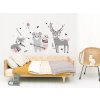 Nálepka na stenu BEAR FOX OWL DEER Indian XXL_7