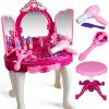 RUŽOVÁ TOALETNÝ stolík PRE DIEVČATÁ \ čarovná PALIČKA DIAĽKOVÉ MP3_0