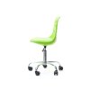 NASTAVITEĽNÁ OTOČNÁ STOLIČKA PRE PLOCHE NOHY ZELENÁ_3