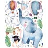 Samolepky na stenu pre deti TROPIKI ELEPHANT L_1