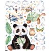 Samolepky na stenu pre deti TROPIKI PANDA L_1