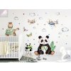 Samolepky na stenu pre deti TROPIKI PANDA L_0