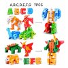 TRANSFORMERS - Transformers 7 Roboty Písmená Abeceda Dinosaury A-G_1