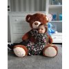 VEĽKÝ MEDVEDÍK 160cm. VEĽKÁ MÄKKÁ HRAČKA FAT BOY-2_3