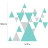 Samolepky na stenu DVOJFAREBNÉ Trojuholníky 145x140 cm_3