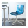 IKEA otočná stolička SKALBERG / SPORREN modrá_1