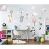 Samolepky na stenu pre deti BALÓNOVÉ zvieratká_0
