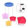 Prívesok na čítanie luster deti strop, farba LED_5