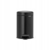 NEWICON BRABANTIA pedál Bin 3L Matt Black_0