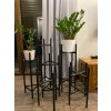 Stojan na kvety - Stand kvetinový Loft pre kvetiny Kovové hrnce_1
