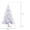 Vianočný stromček - Vianočný stromček umelý biely diamant jedľa 180cm_2