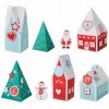 Adventný kalendár - Adventný kalendár DIY zimné dedinské domy x24_0