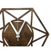 HEXAGON MODERNÉ DREVENÉ STENOVÉ HODINY_1