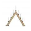 Svietník, lampáš - Dekorácie Advent Chanderer LED Stubb 703855 Wood_0