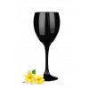 Krásne poháre na víno ČIERNA ČIERNA farba 300ml_1
