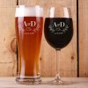 Pohár na víno a pohár na pivo k výročiu svadby_1