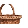 Prútený kôš na nákupy huby, VEĽKÝ košík, OVOCIE_1