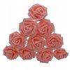 UMELÉ RUŽE kvety DIY TYRKYSOVÉ VEĽKÉ 8 cm 20 Ks._2