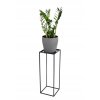 Stojan na kvety Kwietnik metalowy stojak 70cm czarny LOFT 1363/7_1