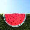 Plážová osuška, osuška - RĘCZNIK PLAŻOWY OKRĄGŁY ARBUZ Kąpielowy Na Basen_3