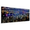 OBRÁZOK 150x60 led podsvietenie NOC Hong KONG MESTA_0