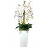 ORCHIDEA, UMELÉ KVETY, UMELÉ biele 120 cm XXL_0