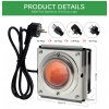 Osvetlenie pre rastliny - 300W závesné lampy na pestovanie rastlín LED rastie_4