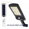 Pouličná LED lampa - SOLÁRNA LAMPA ULIČNÁ LANTERN 180 LED COB + DRŽIAK_0