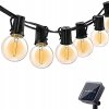 Vonkajšia dekoračná reťaz GIRLANDA - G40 Garland Solárne lampy 10 LED 5,5 m_3