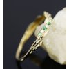 585 zlatý prsteň smaragd, cubic Zirconia, PROPAGÁCIA_1